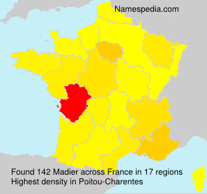 Surname Madier in France Surname Madier in France