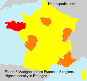 Surname Madigan in France Surname Madigan in France