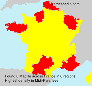 Surname Madille in France Surname Madille in France