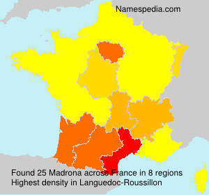 Surname Madrona in France Surname Madrona in France