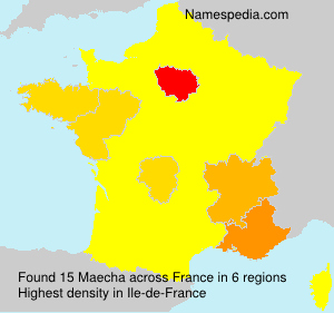 Surname Maecha in France Surname Maecha in France