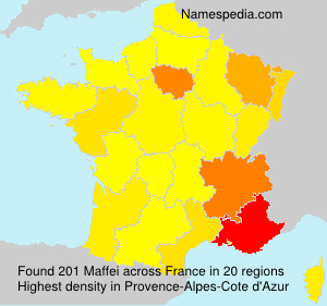 Surname Maffei in France