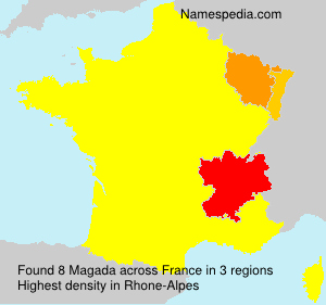 Surname Magada in France Surname Magada in France