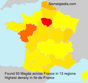 Surname Magda in France Surname Magda in France
