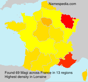 Surname Magi in France Surname Magi in France