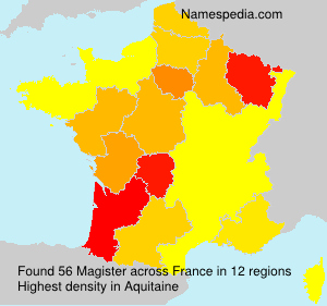 Surname Magister in France Surname Magister in France