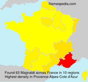 Surname Magnaldi in France Surname Magnaldi in France