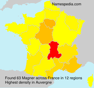 Surname Magner in France Surname Magner in France