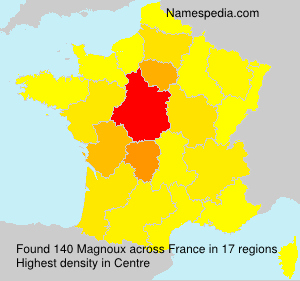 Surname Magnoux in France Surname Magnoux in France