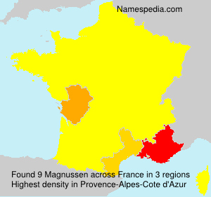 Surname Magnussen in France Surname Magnussen in France
