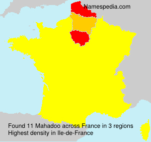 Surname Mahadoo in France Surname Mahadoo in France