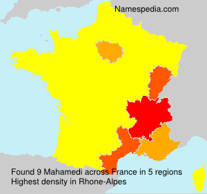 Surname Mahamedi in France Surname Mahamedi in France