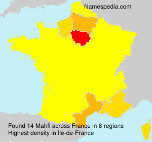 Surname Mahfi in France Surname Mahfi in France