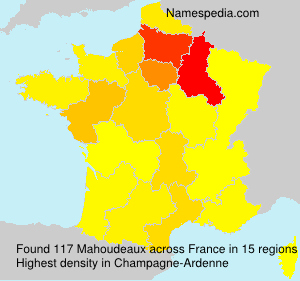 Surname Mahoudeaux in France Surname Mahoudeaux in France
