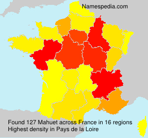 Surname Mahuet in France Surname Mahuet in France