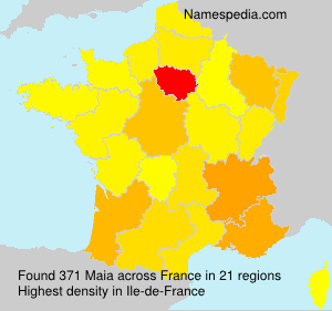 Surname Maia in France Surname Maia in France