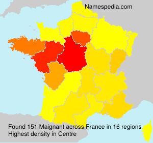 Surname Maignant in France Surname Maignant in France