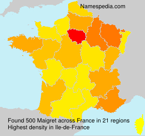 Surname Maigret in France Surname Maigret in France