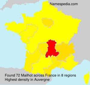Surname Mailhot in France Surname Mailhot in France