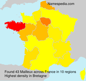 Surname Mailleux in France Surname Mailleux in France