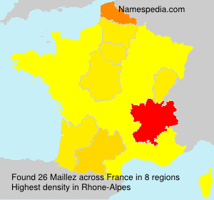 Surname Maillez in France Surname Maillez in France
