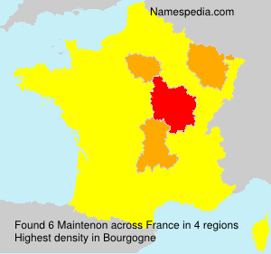 Surname Maintenon in France Surname Maintenon in France