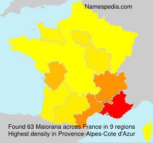 Surname Maiorana in France Surname Maiorana in France