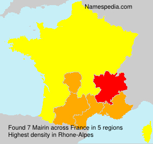 Surname Mairin in France Surname Mairin in France