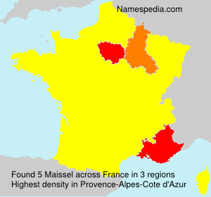 Surname Maissel in France