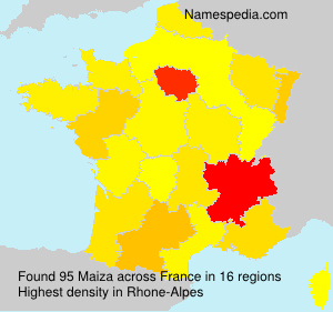 Surname Maiza in France