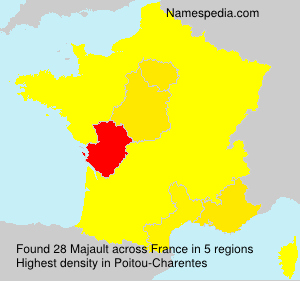 Surname Majault in France Surname Majault in France