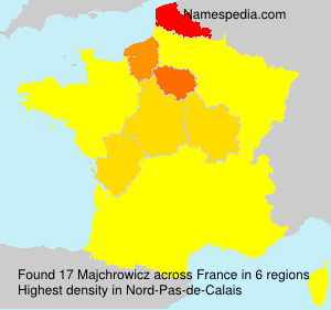 Surname Majchrowicz in France Surname Majchrowicz in France