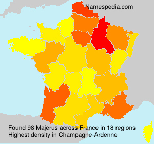 Surname Majerus in France Surname Majerus in France