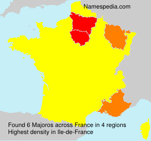 Surname Majoros in France Surname Majoros in France