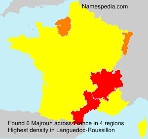 Surname Majrouh in France Surname Majrouh in France