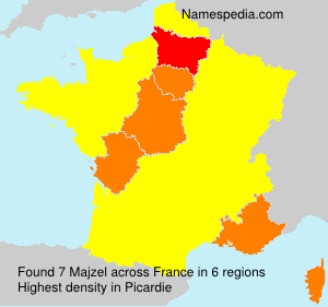 Surname Majzel in France