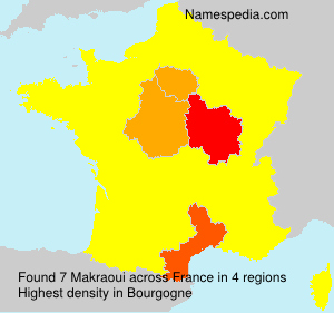 Surname Makraoui in France Surname Makraoui in France