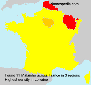 Surname Malainho in France Surname Malainho in France