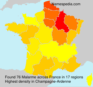 Surname Malarme in France Surname Malarme in France