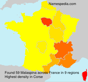 Surname Malaspina in France Surname Malaspina in France