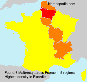 Surname Malbrecq in France Surname Malbrecq in France