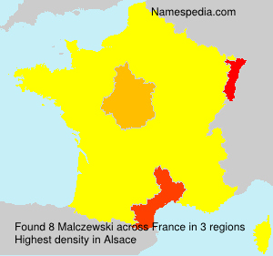 Surname Malczewski in France Surname Malczewski in France