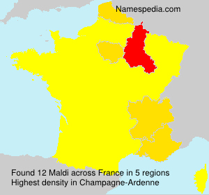 Surname Maldi in France Surname Maldi in France