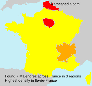 Surname Malengrez in France Surname Malengrez in France