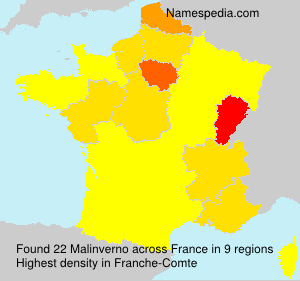 Surname Malinverno in France Surname Malinverno in France
