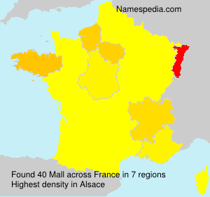 Surname Mall in France Surname Mall in France