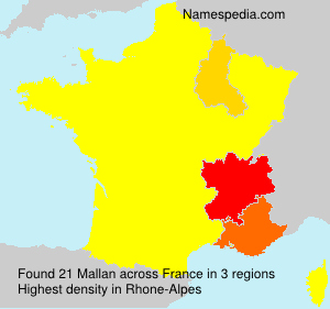 Surname Mallan in France Surname Mallan in France