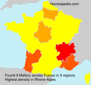 Surname Mallory in France Surname Mallory in France