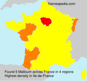 Surname Malloum in France Surname Malloum in France