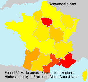 Surname Malta in France Surname Malta in France